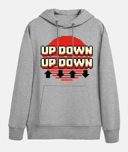 Coryxkenshin Up Down Sport Grey Hoodie